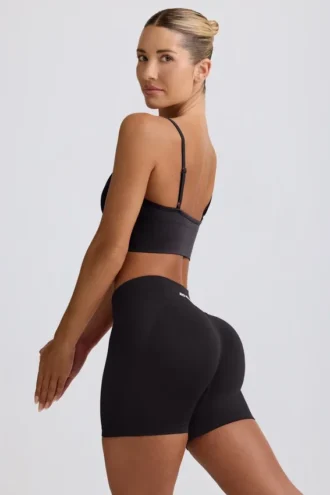 Define Luxe Mini Shorts in Black