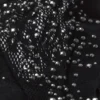 Stevie Embellished Mid-Rise Flared Trousers in Black