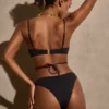 Icaria Hardware-Detail Full Bikini Bottoms in Black